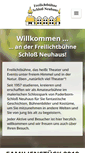 Mobile Screenshot of freilichtbuehne-schlossneuhaus.de